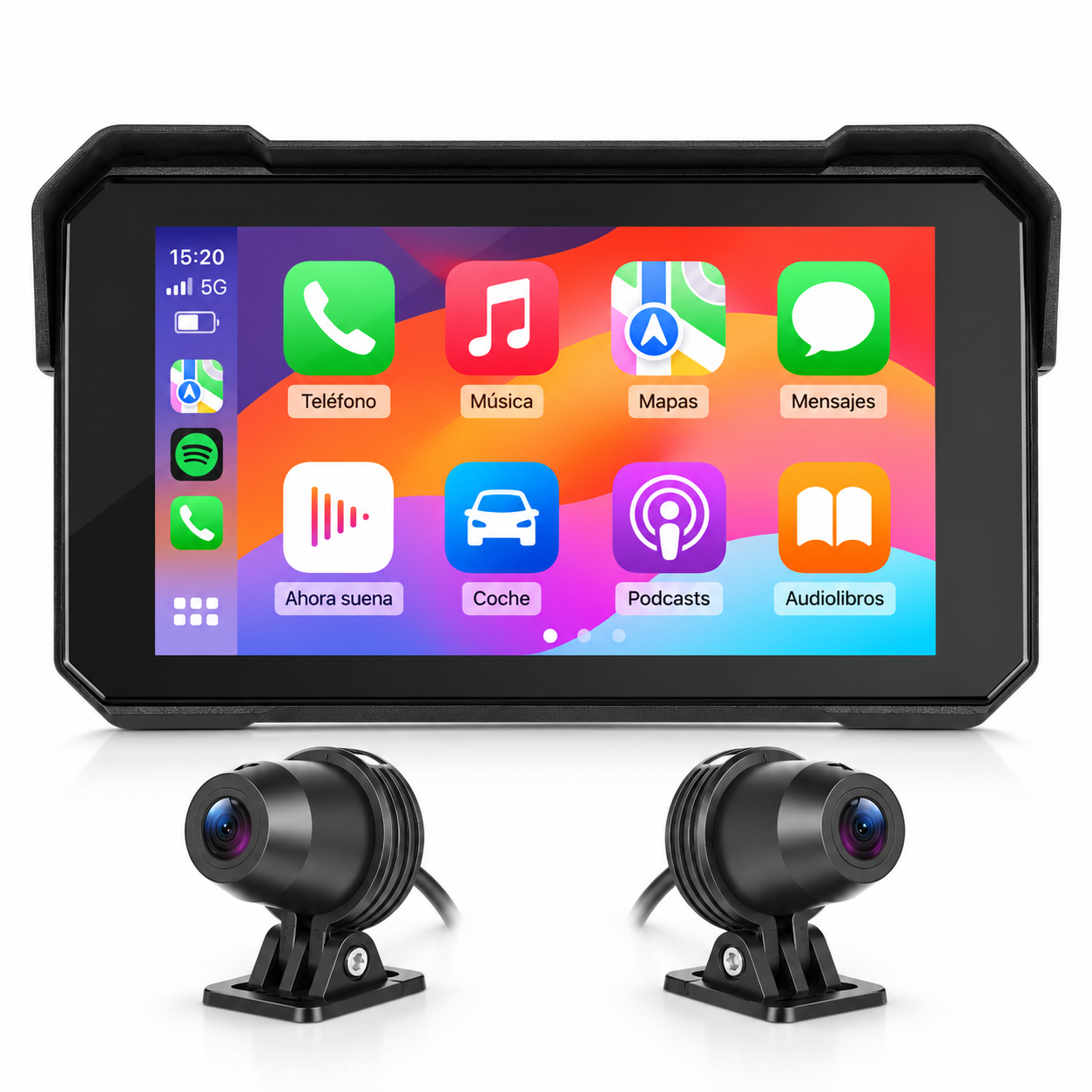 CarPlay Basico 5 Pulgadas con Camaras