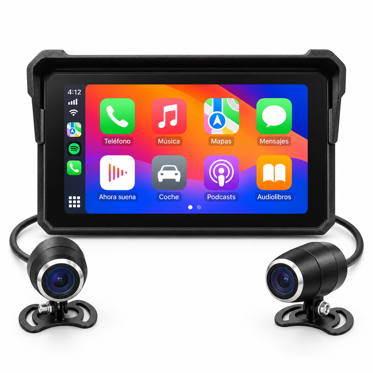 CarPlay 6 Pulgadas Desmontable Con Camaras