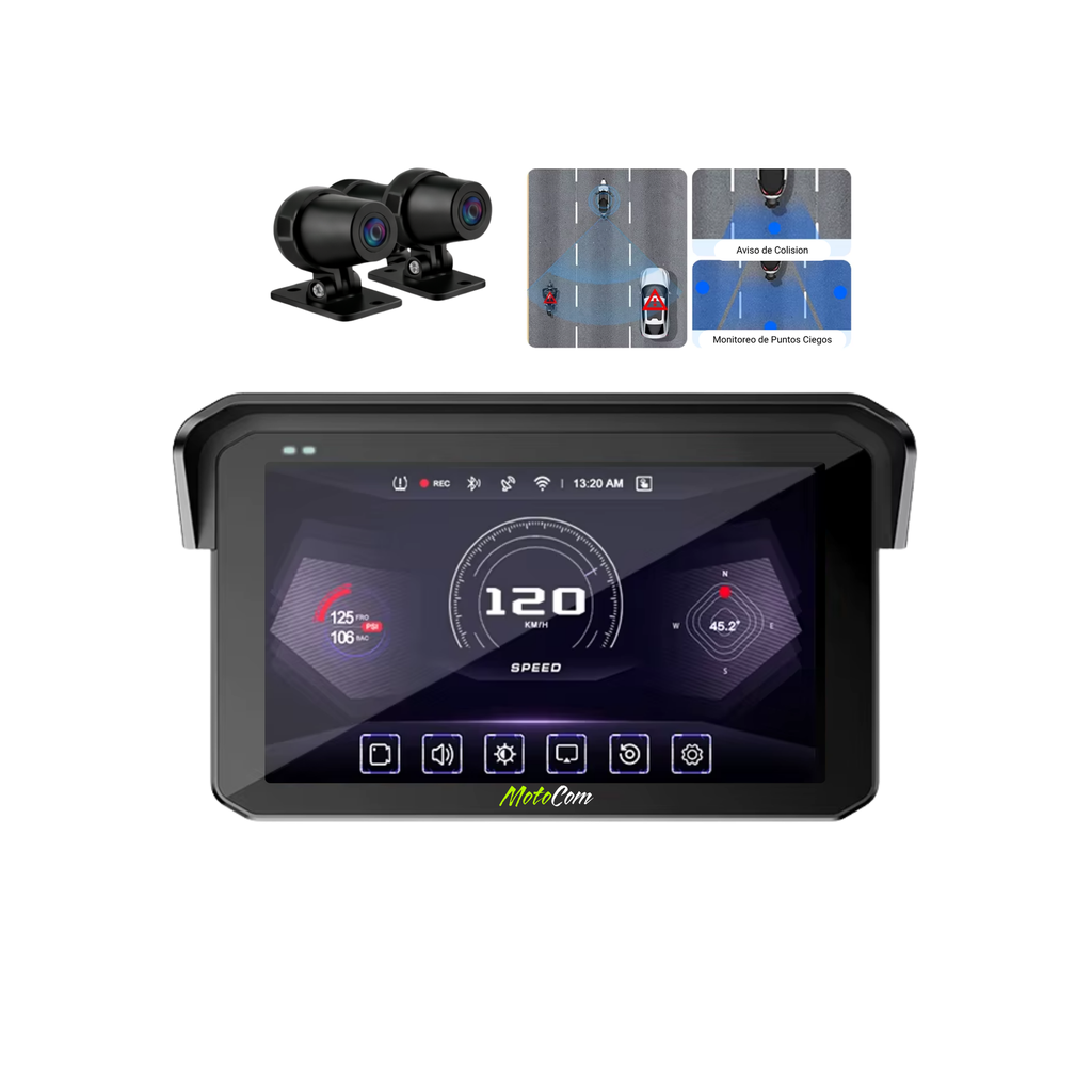 [MC-CLTC] Pantalla CarPlay MotoCom Lite Completo