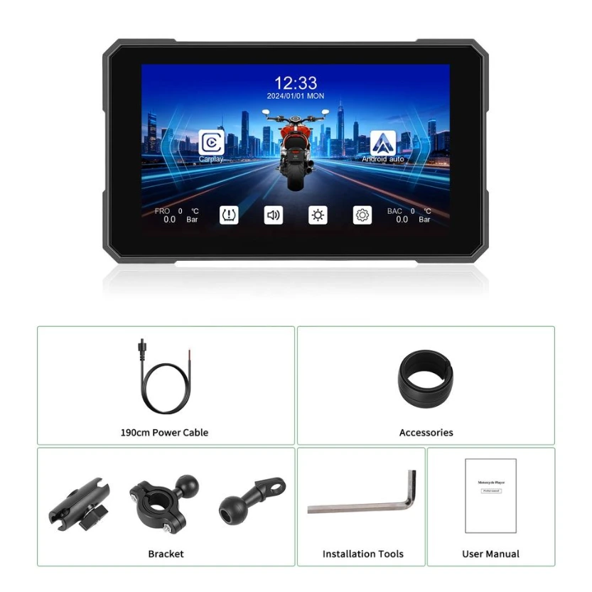 [CP-B1] Pantalla CarPlay Basico 5 Pulgadas