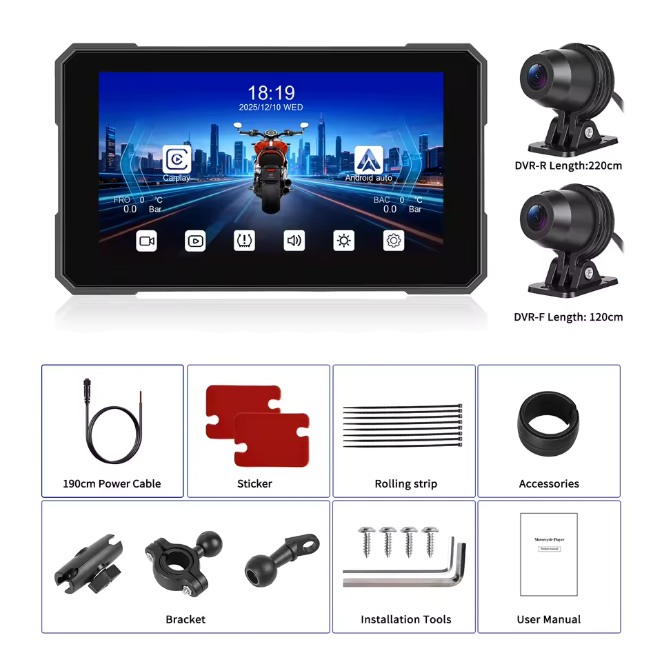 [CP-B1C] Pantalla CarPlay Basico 5 Pulgadas con Camaras